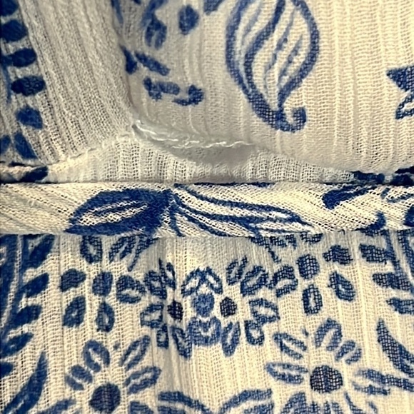 ⭐️ New Calvin Klein 8 Blue Chiffon Midi Wrap Dress - Picture 9 of 12